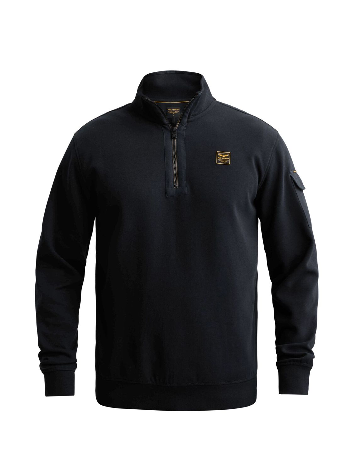 PME Legend Half zip collar interlock jersey