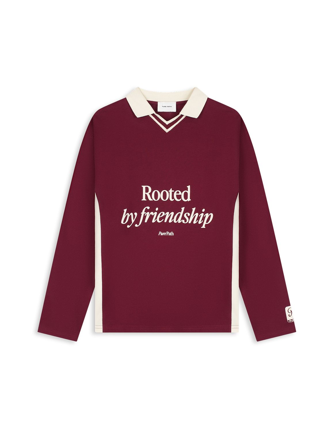 Pure Path Rooted By Friendship Longsleeve Polo
