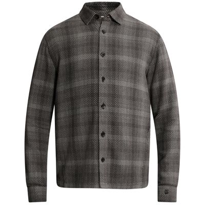 Cast Iron Long sleeve shirt Yarn Dyed Dobby
