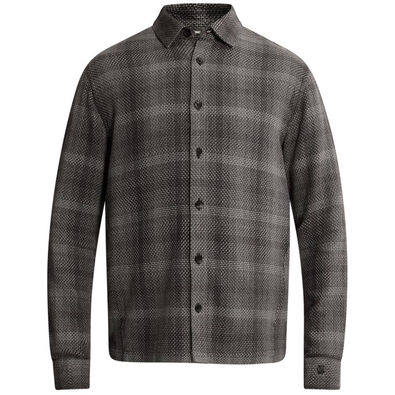 Cast Iron Long sleeve shirt Yarn Dyed Dobby