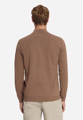 No Excess Pullover half zip melange
