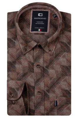 Giordano Dino long sleeve button down Soft br