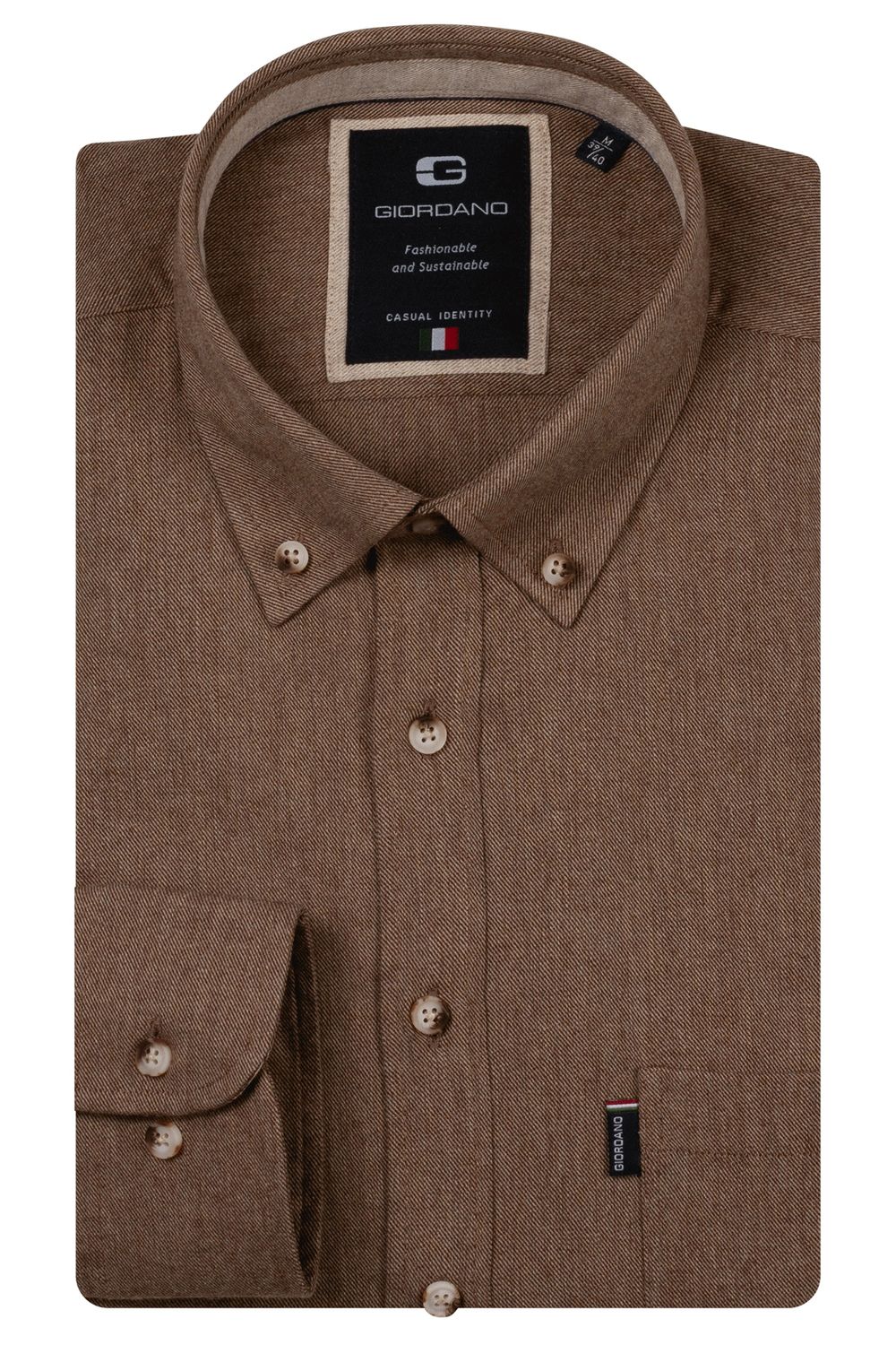 Giordano Dino long sleeve button down Wooltou