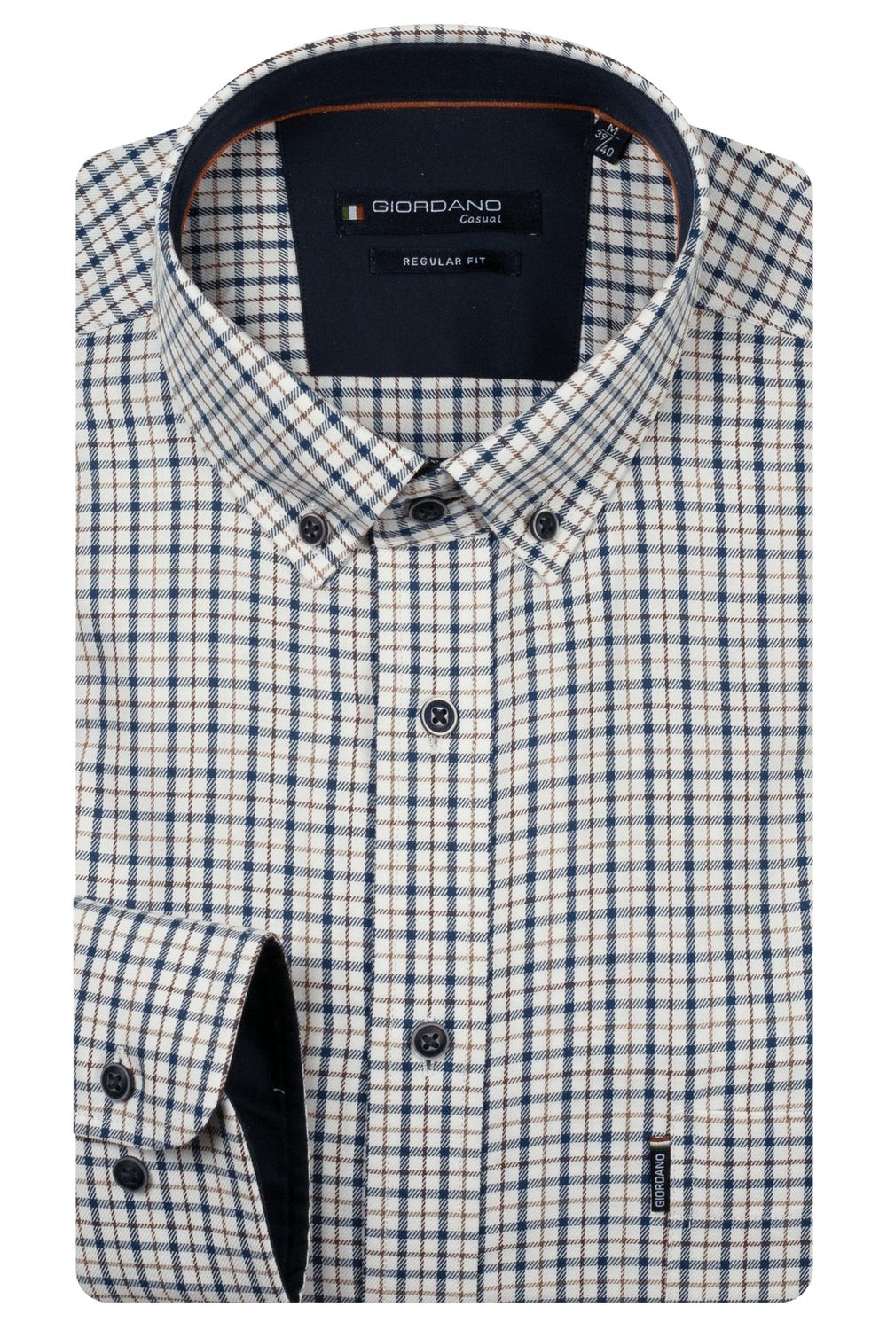 Giordano Dino long sleeve button down Soft tw