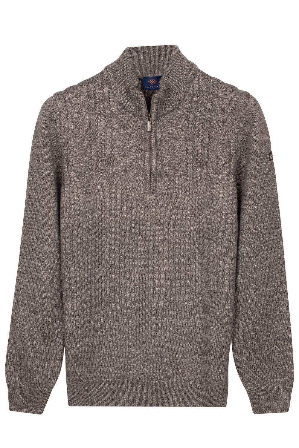 Baileys Pullover 1/2 Zip  5gg Cable Pattern
