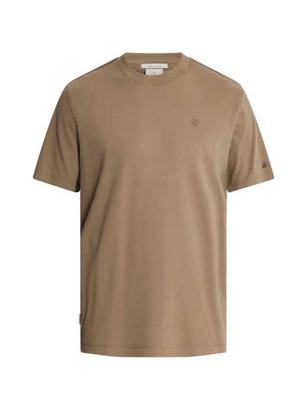 Cast Iron Short sleeve r-neck regular fit in