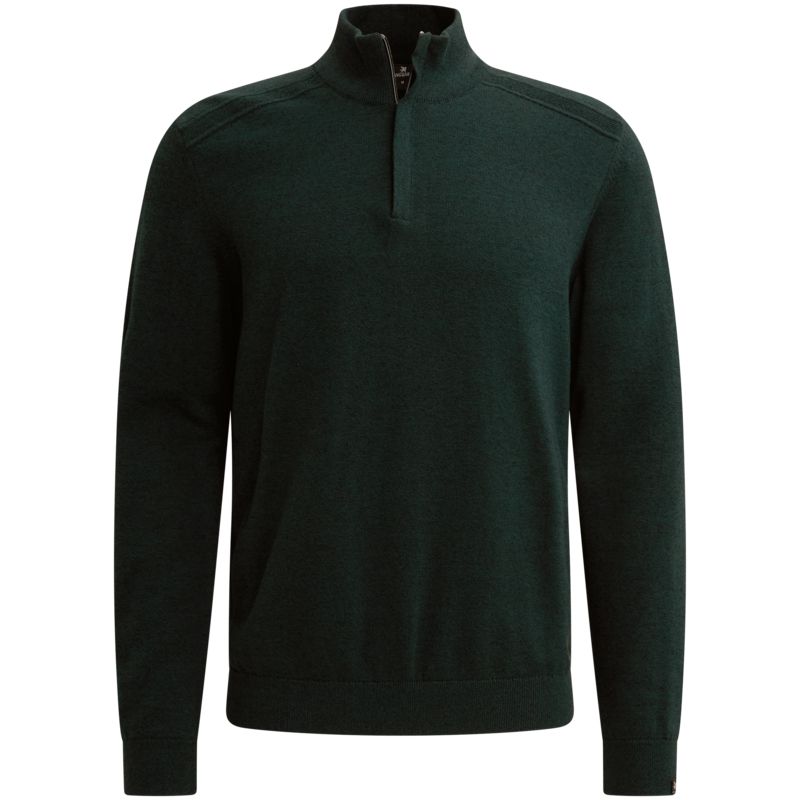 Vanguard Half zip collar cotton mouline