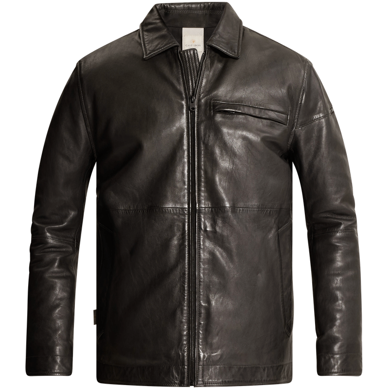Cast Iron SHORT JACKET SHADED SHEEP Leather