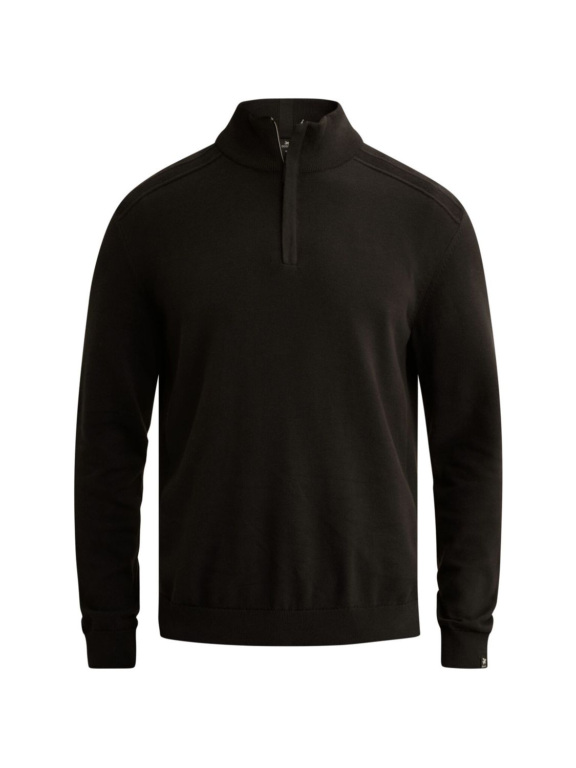 Vanguard Half zip collar cotton mouline