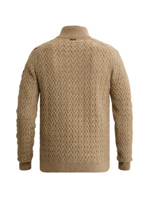 Vanguard Half zip collar wool blend