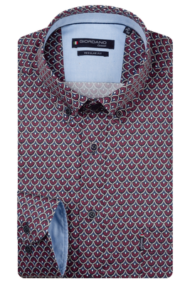 Giordano Dino long sleeve button down Satin s
