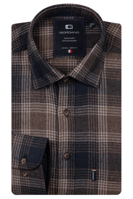 Giordano Row long sleeve semi cutaway Twill C