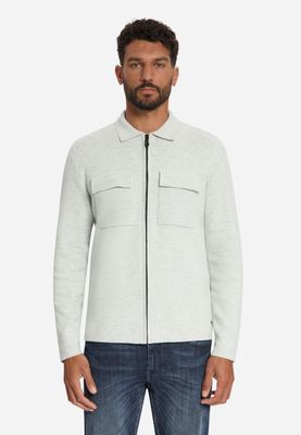 No Excess Cardigan Full Zip Melange Soft Touc