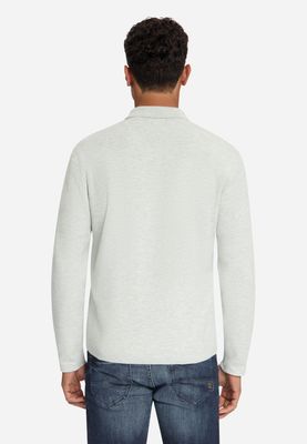 No Excess Cardigan Full Zip Melange Soft Touc
