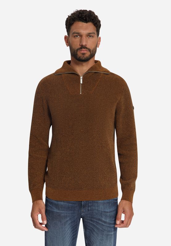No Excess Pullover Half Zip High Neck Light W