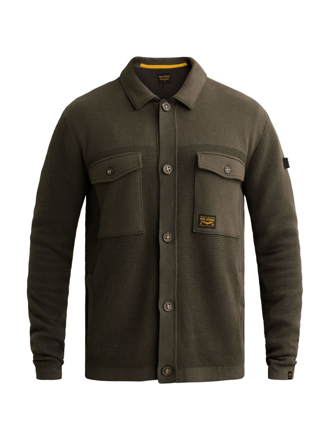 PME Legend Button jacket cotton structure mix