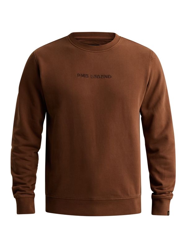 PME Legend Crewneck semi brushed garment dye