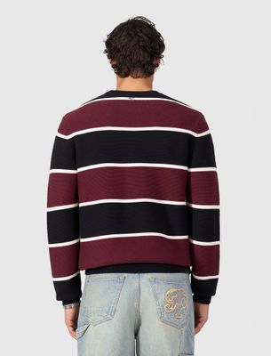 Pure Path Striped Knit Sweater