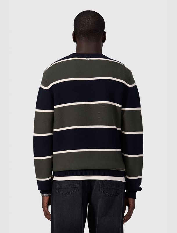 Pure Path Striped Knit Sweater