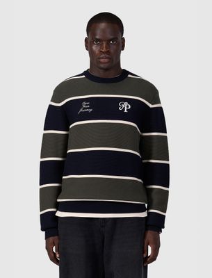 Pure Path Striped Knit Sweater