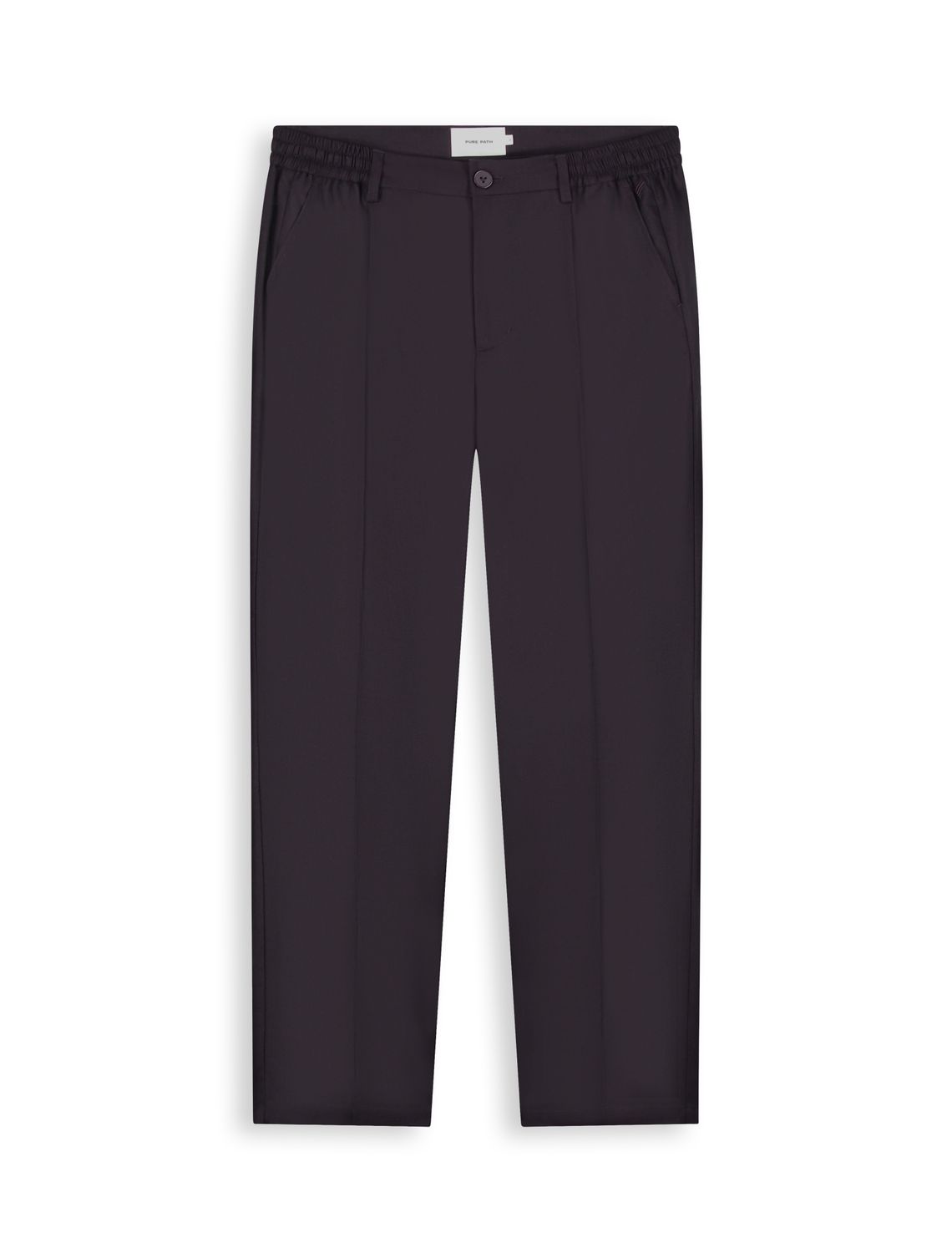 Pure Path Pleated twill pants