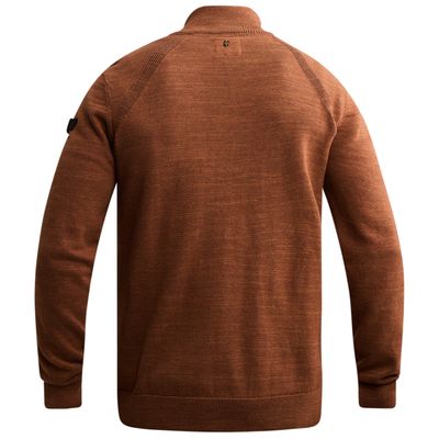 PME Legend Half zip collar cotton rib melee k