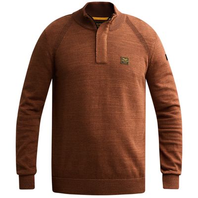 PME Legend Half zip collar cotton rib melee k