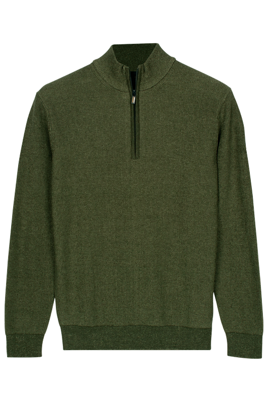 Baileys Pullover 1/2 Zip  2-Tone Bodies+Slee