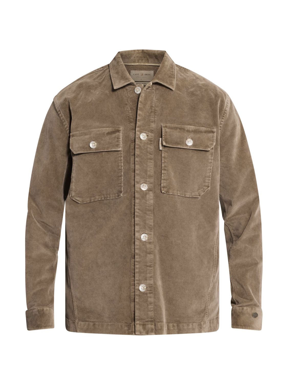 Cast Iron Long sleeve shirt Velvet garment d