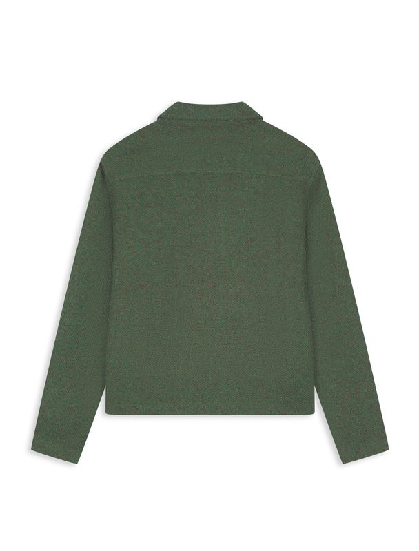 Pure Path Structured Bouclé Zipped Overshirt