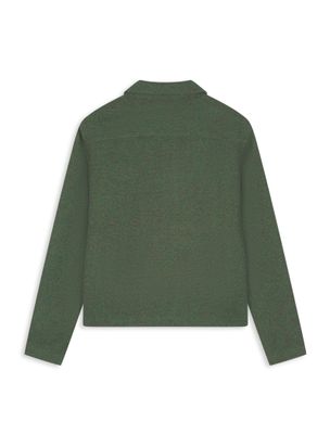 Pure Path Structured Bouclé Zipped Overshirt