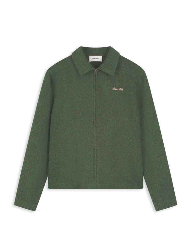 Pure Path Structured Bouclé Zipped Overshirt