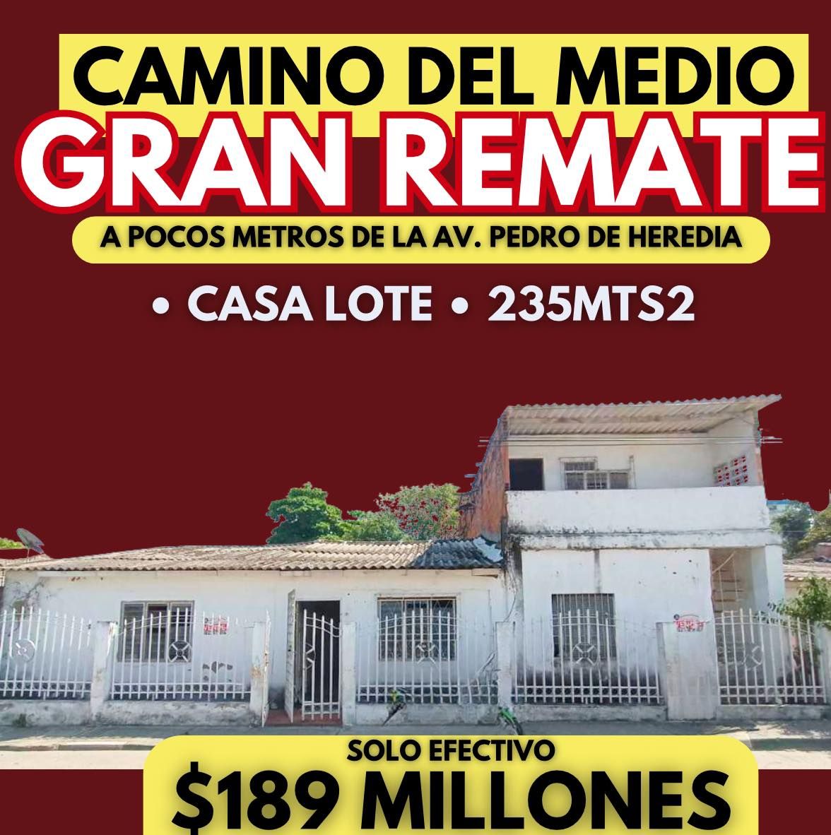 Casa lote CAMINO AL MEDIO