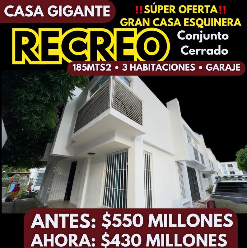 SÚPER CASA EN EL RECREO