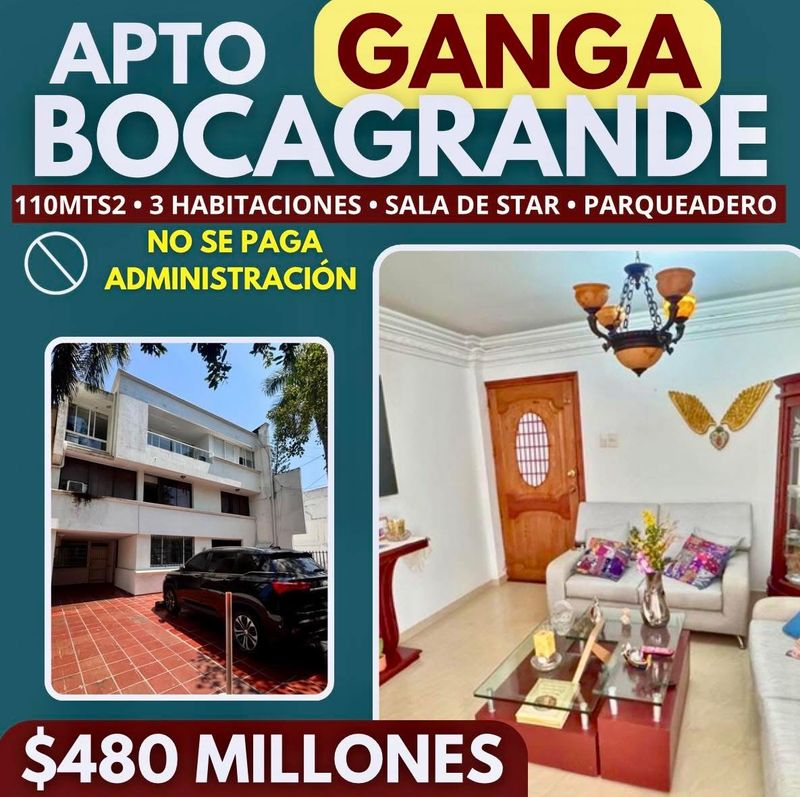 APTO GANGA EN BOCAGRANDE