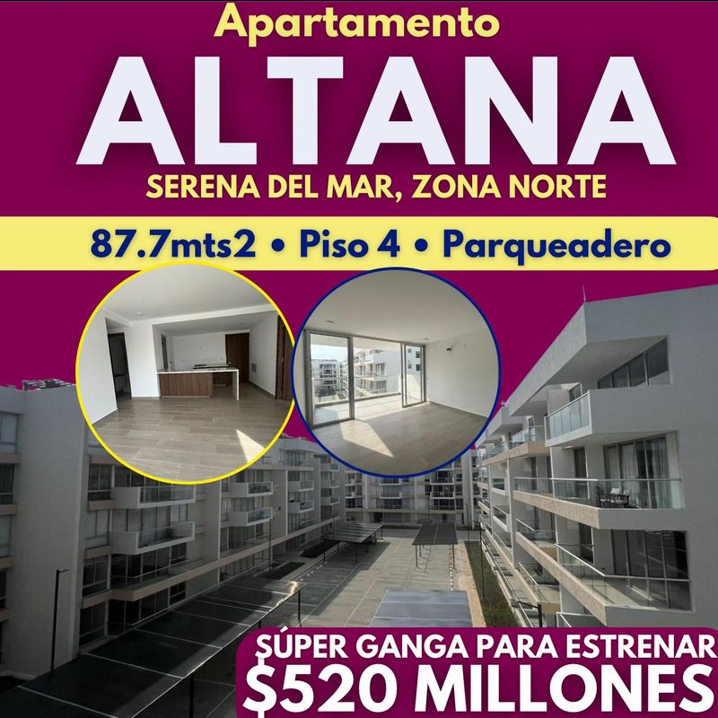 Apto Altanas Serena del mar