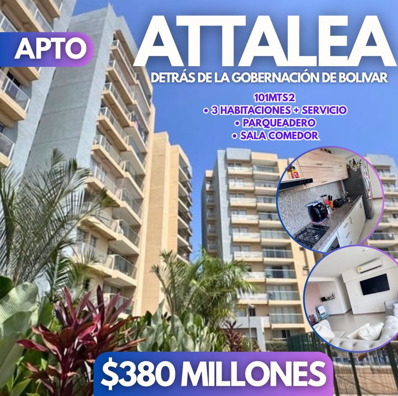 APTO EN ATTALEA (DETRÁS DE LA GOBERNACIÓN DE BOLIVAR)