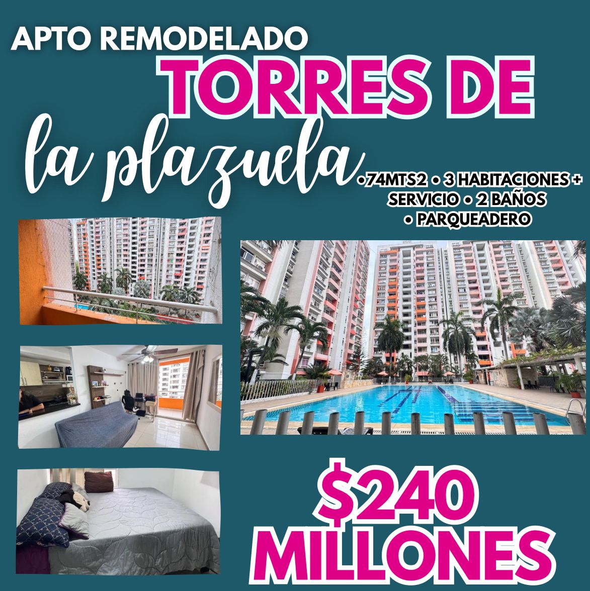 APTO REMODELADO TORRES DE LA PLAZUELA
