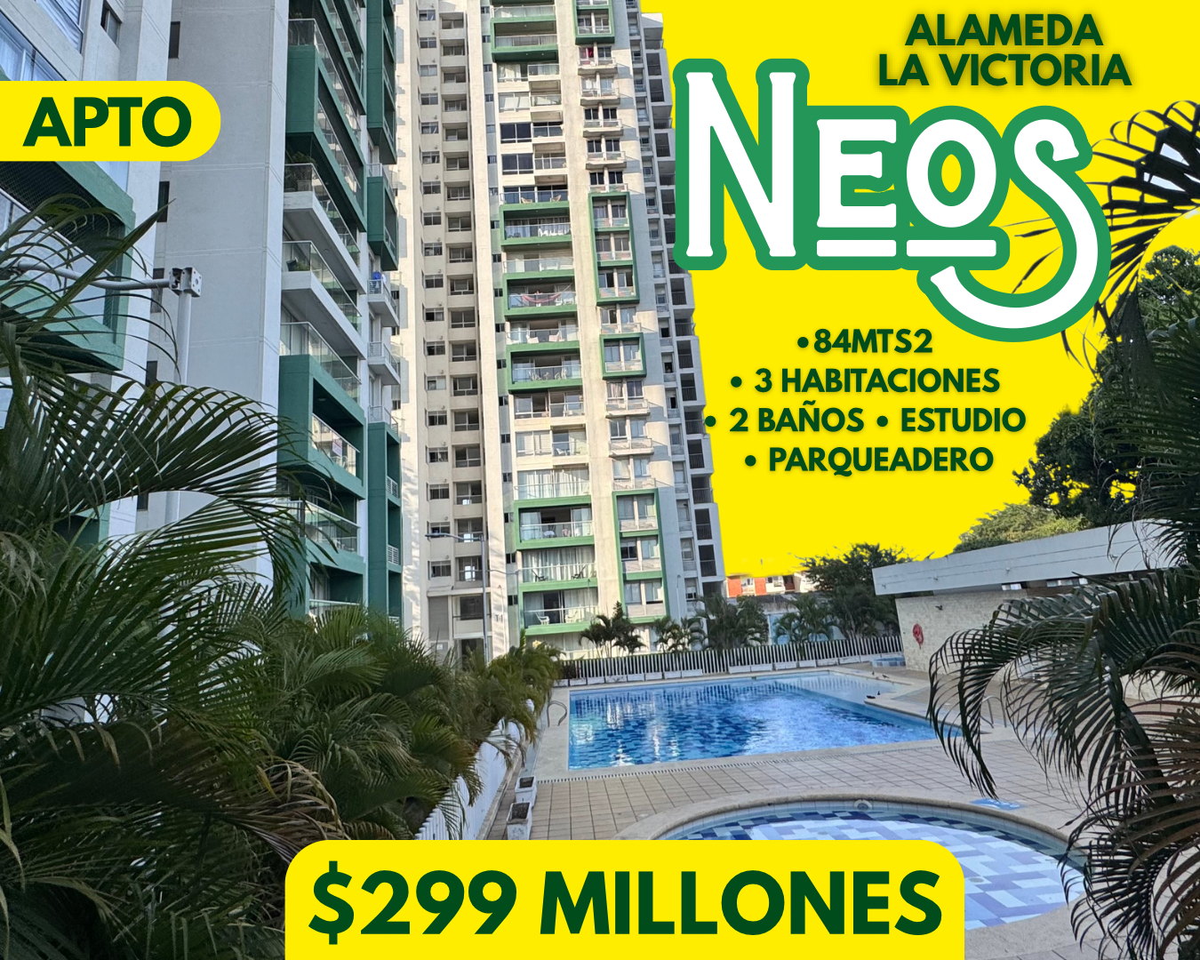 APTO EN NEOS ALAMEDA LA VICTORIA