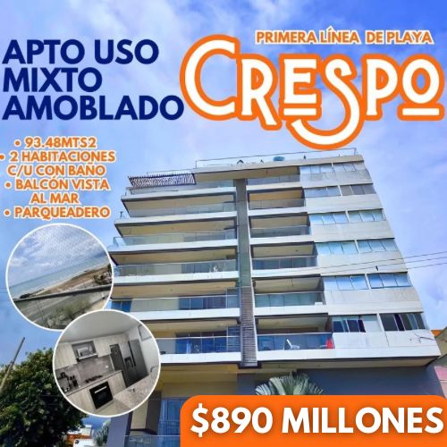 APTO DE USO MIXTO AMOBLADO EN CRESPO