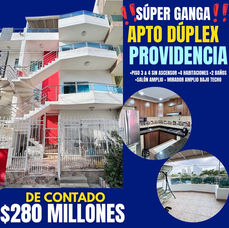 APTO DÚPLEX EN PROVIDENCIA