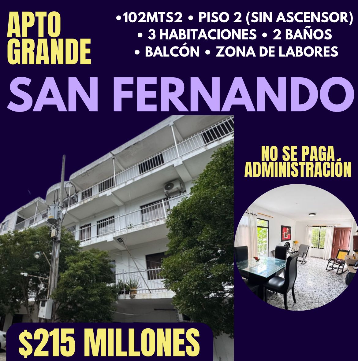 APTO AMPLIO SAN FERNANDO