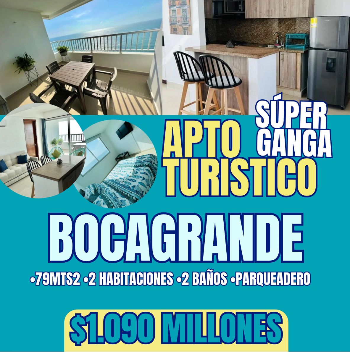 APTO TURÍSTICO BOCAGRANDE