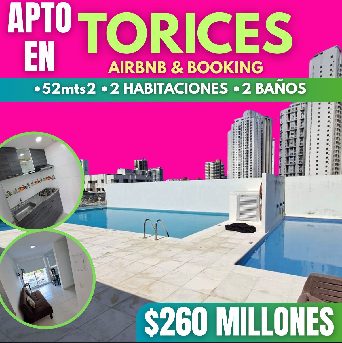 APTO EN TORICES TOLERANCIA AIRBNB Y BOOKING