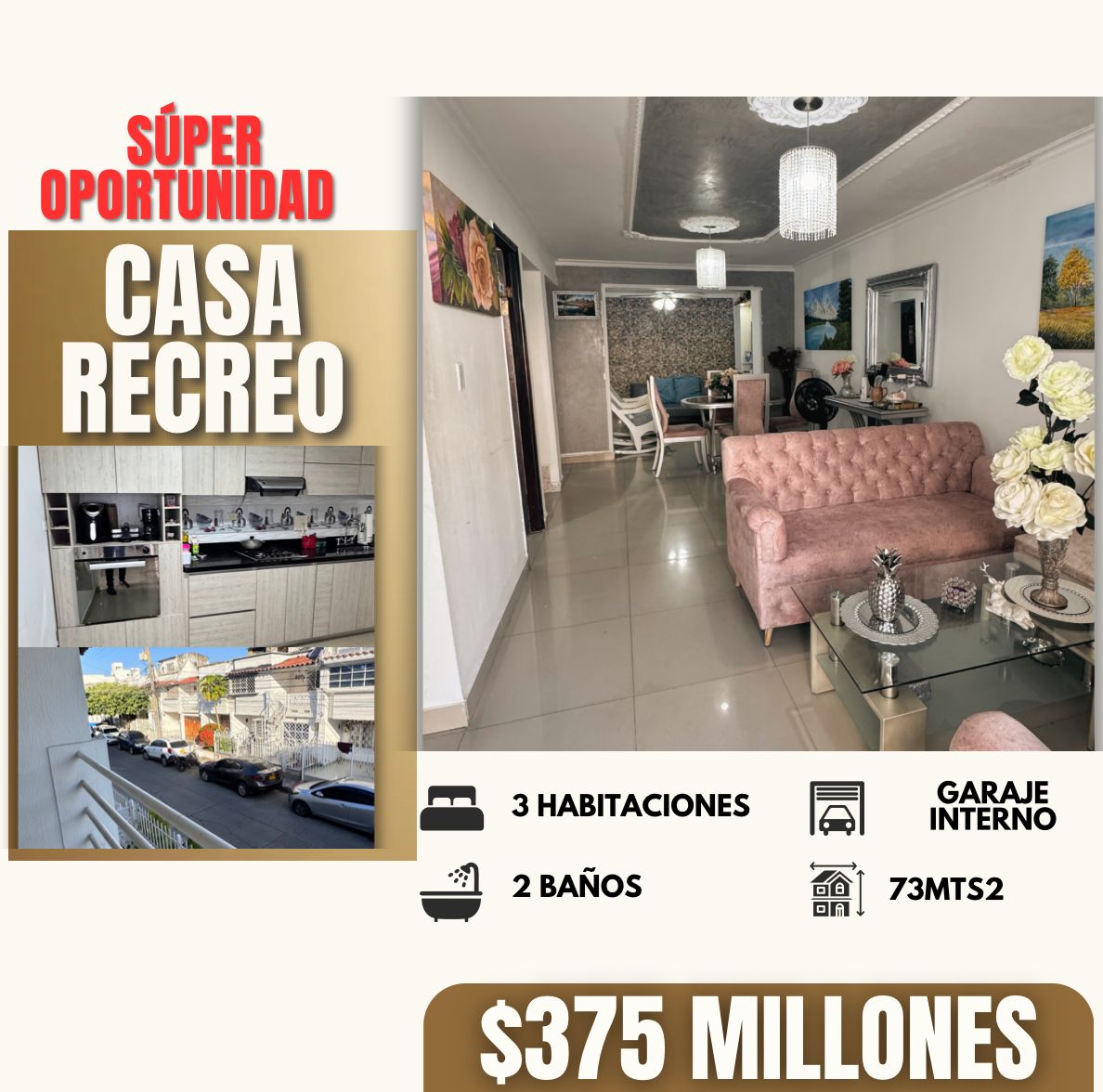 GRAN CASA EN EL RECREO