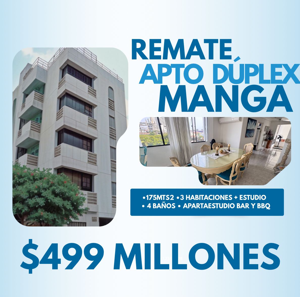 APARTAMENTO DUPLEX GIGANTE EN MANGA