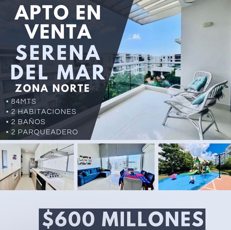 APTO EN SERENA DEL MAR ZONA NORTE