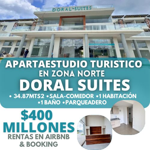 APARTAESTUDIO TURÍSTICO DORAL SUITES ZONA NORTE