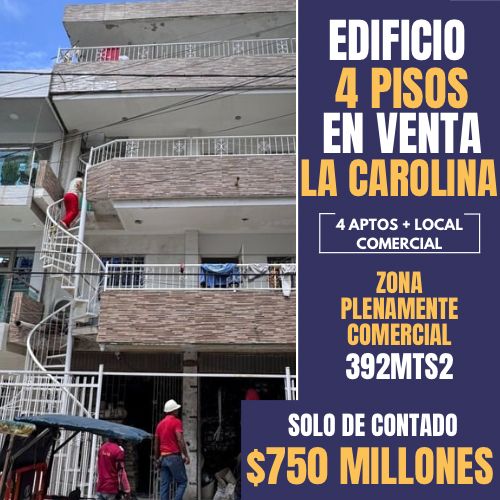 EDIFICIO DE 4 PISOS EN LA CAROLINA