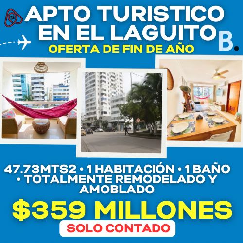 APTO TURÍSTICO AMOBLADO EN EL LAGUITO